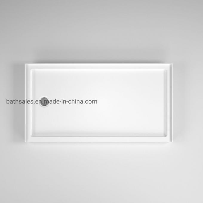 Rectangular Acrylic Shower Tray 60X32′ ′ for Canada Market Shower Base Left Waste Hole
