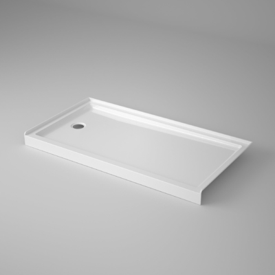 Canada Market Rectangular Acrylic Shower Tray 60X32 prime prime with Left Waste Hole