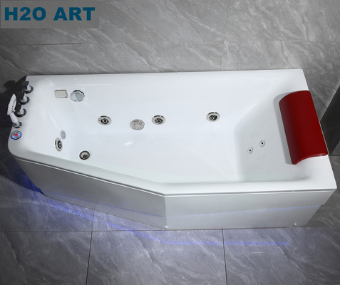 European Indoor Acrylic Massage Bathtubs Freestanding Whirlpools for Relaxing Massage