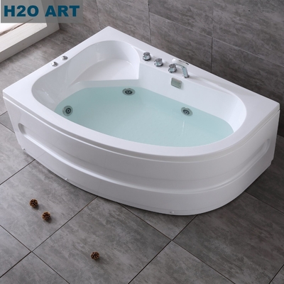 Corner Massage Bathtubs Simple Function Whirlpools Baths for Comfortable Experience
