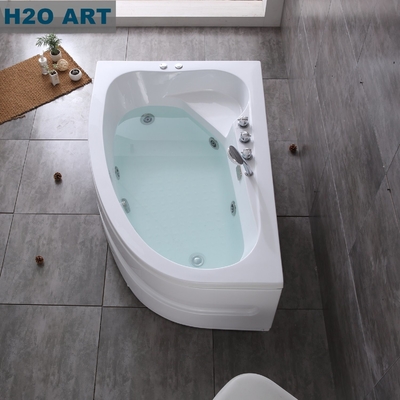 Corner Massage Bathtubs Simple Function Whirlpools Baths for Comfortable Experience