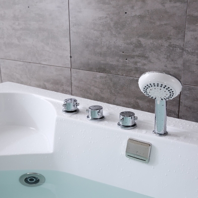 Corner Massage Bathtubs Simple Function Whirlpools Baths for Comfortable Experience