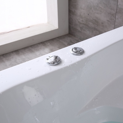 Corner Massage Bathtubs Simple Function Whirlpools Baths for Comfortable Experience