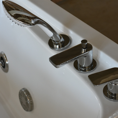 Corner Acrylic Bathtub with Digit Computer Panel Massage Whirlpool Bath from Trusted