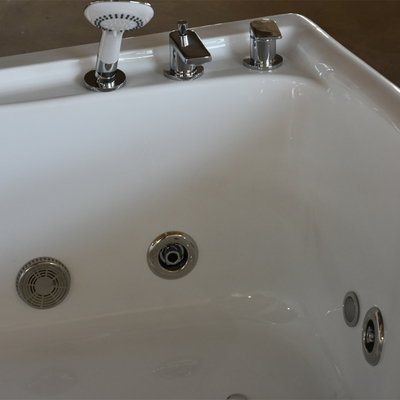 Corner Acrylic Bathtub with Digit Computer Panel Massage Whirlpool Bath from Trusted