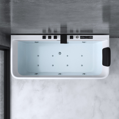 Freestanding SPA Bathtub with Massage Whirlpool Function Standard