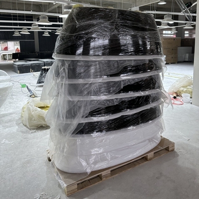 30-Day Return Policy Egg Shape Acrylic Freestanding Bathtub with Bulk Loading Option