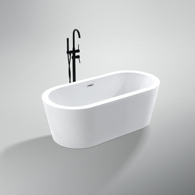 US 300/Piece Function Luxury Oval Acrylic Freestanding Bathtub Wide Border Popular Designs