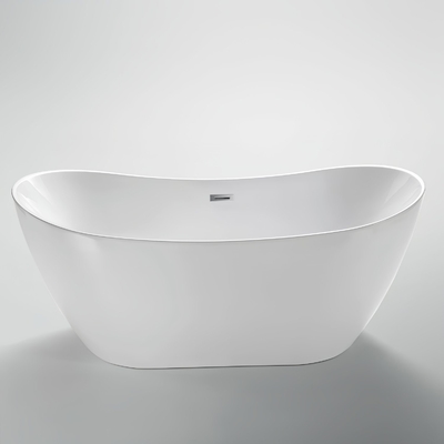 Customized Oval Acrylic Freestanding Bathtub 172.00cm * 82.00cm * 74.00cm Package Size