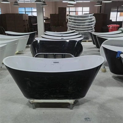 Customized Oval Acrylic Freestanding Bathtub 172.00cm * 82.00cm * 74.00cm Package Size