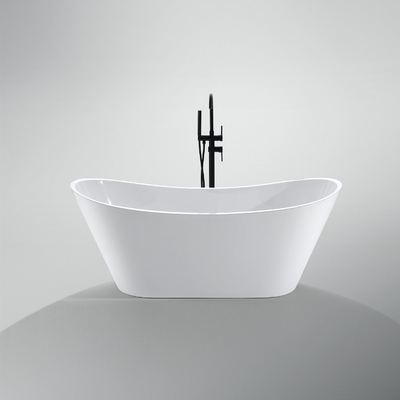Customized Oval Acrylic Freestanding Bathtub 172.00cm * 82.00cm * 74.00cm Package Size